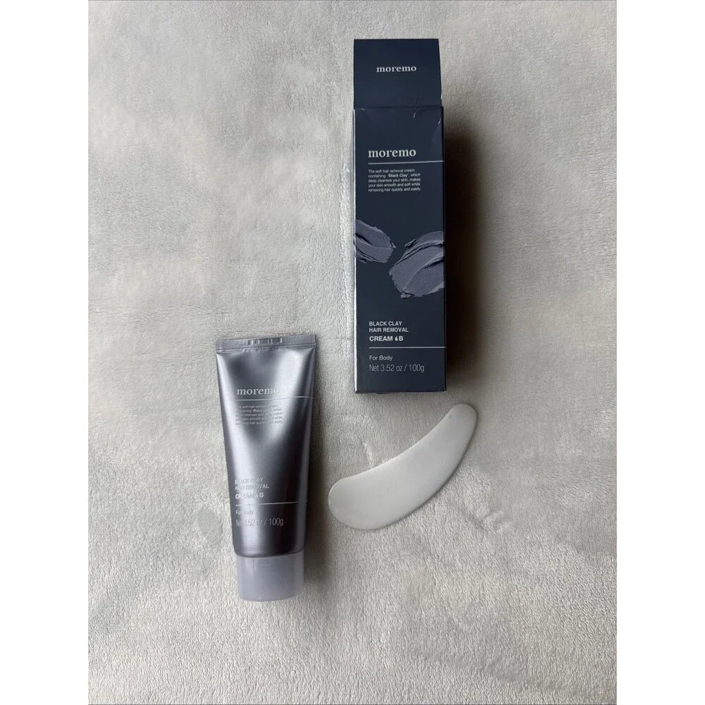 Moremo Black Clay Hair Removal Cream B - 100g / 3.52 oz - new sealed with box